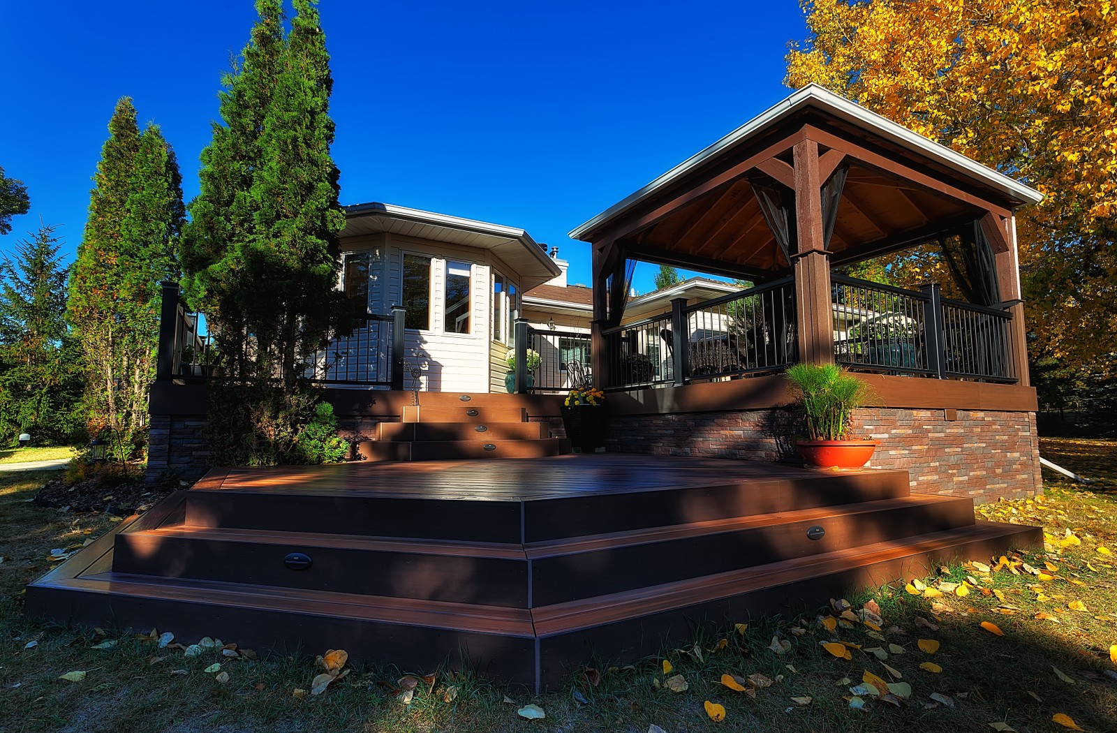 Decks of Distinction - Multi-Level Deck in Devon